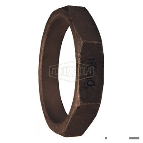 Weld-On Hex Wrench Nut, Carbon Steel, 3 in Nominal, Domestic